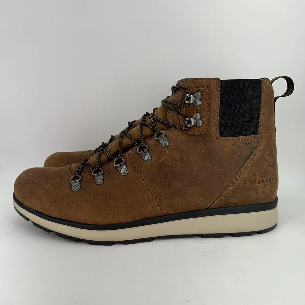 Forsake Davos High Boots Mens Size 14 Brown Leather Waterproof Hiking Hybrid